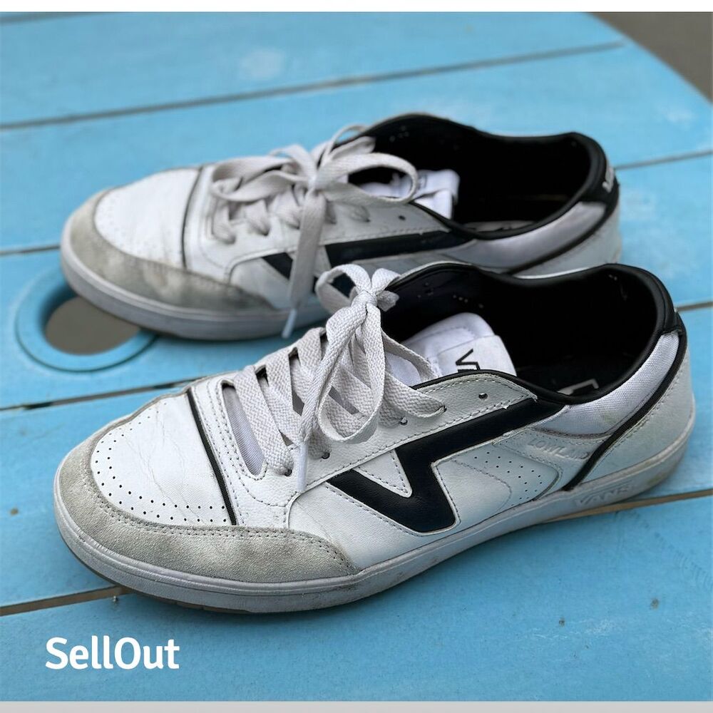 Vans White and Black Sneakers